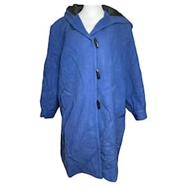 Blauer Baumwollmantel von Yves Saint Laurent Blau