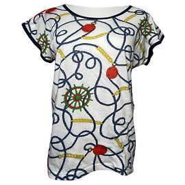 Céline Top de algodão multicolorido Celine Multicor