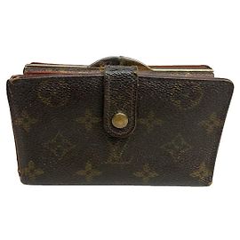 Louis Vuitton Juliette Brown Leather Wallet Brown