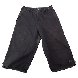 Burberry Anthrazit Baumwollshorts Anthrazitgrau
