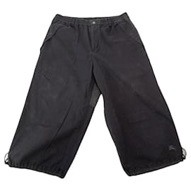 Burberry-BURBERRY Shorts T.International M Cotton-Dark grey