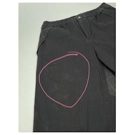 Burberry-BURBERRY Shorts T.International M Cotton-Dark grey