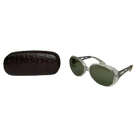 Céline Gafas de sol de metal plateado Celine Plata