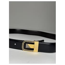 Céline-CELINE Belts T.cm 95 Leather-Black