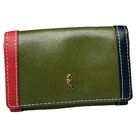 Autre Marque Bolsa de couro verde ROBERTA DI CAMERINO Verde