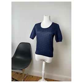 Dior-DIOR Tops T.International M Wool-Navy blue