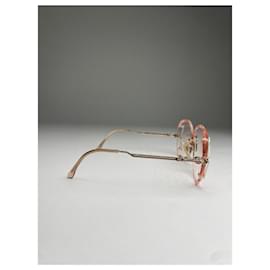 Yves Saint Laurent-YVES SAINT LAURENT Sunglasses T.  Metal-Pink