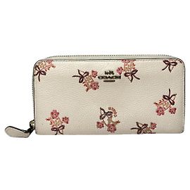 Carteira de couro branco Coach Branco