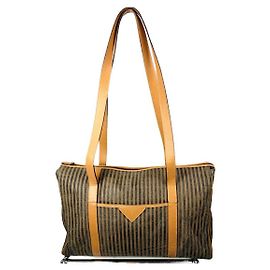Fendi Baguette braune Lederhandtasche Braun