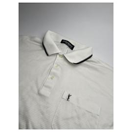 Yves Saint Laurent-YVES SAINT LAURENT Knitwear & sweatshirts T.International L Cotton-White
