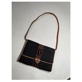 Yves Saint Laurent-YVES SAINT LAURENT Handbags T.  Cotton-Black