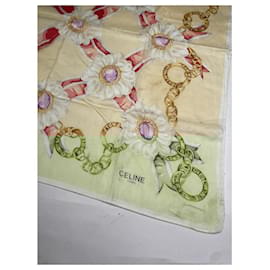 Céline-CELINE Scarves T.  Silk-Beige