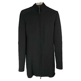 Schwarze Wolljacke von Prada Schwarz