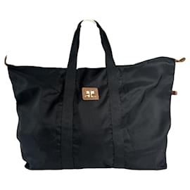 Courreges-COURREGES Travel bags T.  Polyester-Black