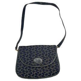 Céline Celine SAC 16 BESACE Navy Leather Handbag Navy blue