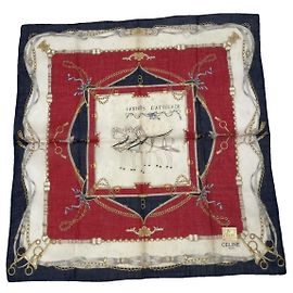 Céline Celine Multicolour Silk Scarf Multiple colors