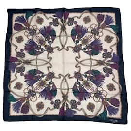 Céline-CELINE Scarves T.  Silk-Navy blue