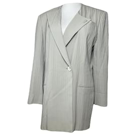 Céline-CELINE Trench coats T.International L Wool-Grey