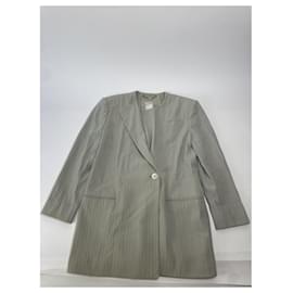 Céline-CELINE Trench coats T.International L Wool-Grey