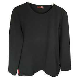 Prada Black Cotton Knitwear Black