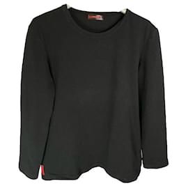 Prada Suéter de Algodón Negro Negro