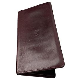 Borsa in pelle bordeaux Cartier Bordò