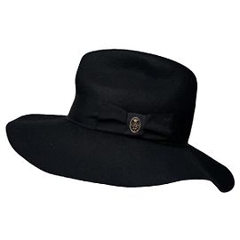 Schwarzer Wollhut von Emilio Pucci Schwarz