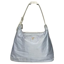 Courreges Borsa in cotone blu Courrèges Blu