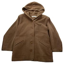 Dior Brown Wool Trench Coat Brown