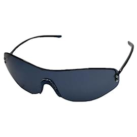 Louis Vuitton-LOUIS VUITTON Sunglasses T.  Metal-Blue