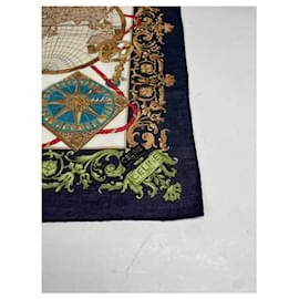 Céline-CELINE Silk handkerchief T.  Silk-Golden