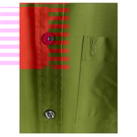 Yves Saint Laurent-YVES SAINT LAURENT Shirts T.International S Cotton-Red
