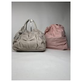 Autre Marque-NON SIGNE / UNSIGNED Handbags T.  Leather-Silvery