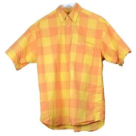 Christian Dior Camisa de algodón amarilla Dior Homme Amarillo