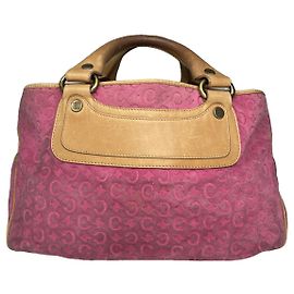 Céline Bolsa de couro rosa Celine Boogie Rosa