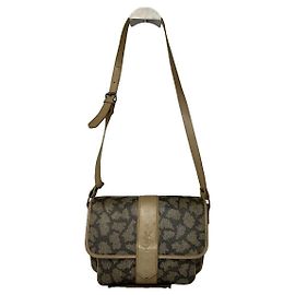 Saint Laurent Spontini schwarze Lederhandtasche Schwarz