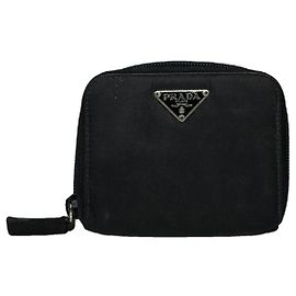 Cartera de cuero negro Prada Negro