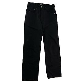 Versace Black Polyester Trouser Black