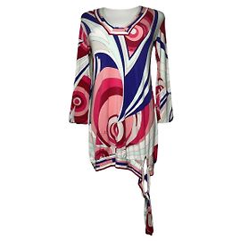 Emilio Pucci Multicolour Cotton Dresse Multiple colors