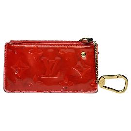 Sac en cuir rouge Dauphine Louis Vuitton Rouge