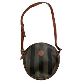 Fendi Brown Leather Bag Brown