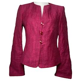 Autre Marque-ARMANI COLLEZIONI Trench coats T.International L Linen-Purple