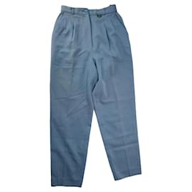 Dior-DIOR Trousers T.International S Polyester-Blue