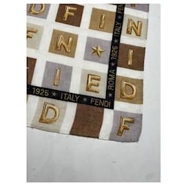 Fendi-FENDI Scarves T.  Silk-Multiple colors