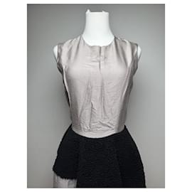 Yves Saint Laurent-YVES SAINT LAURENT Dresses T.International S Silk-Silvery