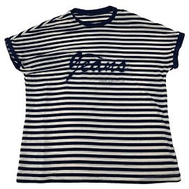 Versace Jeans Couture Blue Polyester Top Blue