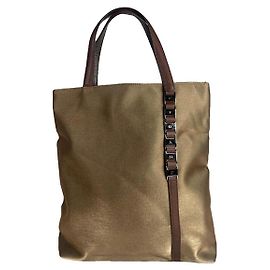 Autre Marque Non Signé / Unsigned Brown Leather Handbag Brown