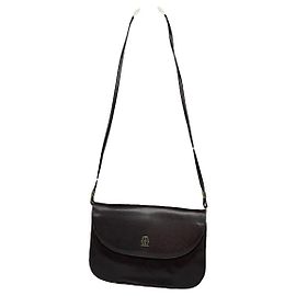 Autre Marque Non Signé / Unsigned Brown Patent Leather Handbag Brown