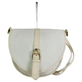 Sac à main en cuir blanc Yves Saint Laurent Blanc