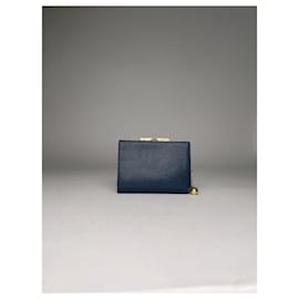 Autre Marque-UNKNOWN Wallets T.  Leather-Navy blue